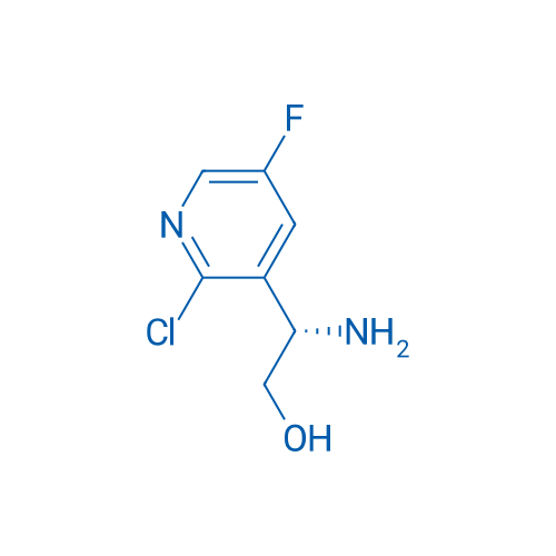 (S)-2-amino-2-(2-chloro-5-fluoropyridin-3-yl)ethan-1-ol 250mg