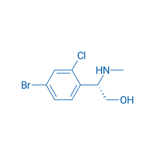 (S)-2-(4-bromo-2-chlorophenyl)-2-(methylamino)ethan-1-ol 250mg