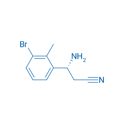 (3R)-3-AMINO-3-(3-BROMO-2-METHYLPHENYL)PROPANENITRILE 250mg