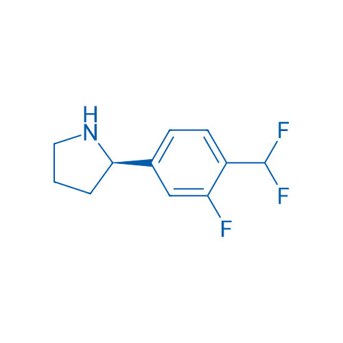 (R)-2-(4-(Difluoromethyl)-3-fluorophenyl)pyrrolidine 1g