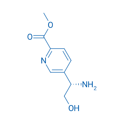 (S)-Methyl 5-(1-amino-2-hydroxyethyl)picolinate 250mg