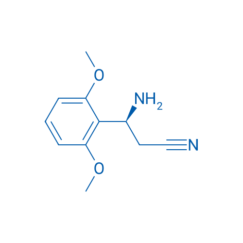 (3S)-3-AMINO-3-(2,6-DIMETHOXYPHENYL)PROPANENITRILE 250mg