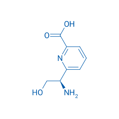 6-((1R)-1-amino-2-hydroxyethyl)pyridine-2-carboxylic acid 250mg