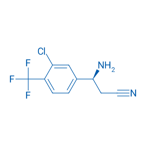 (3S)-3-AMINO-3-[3-CHLORO-4-(TRIFLUOROMETHYL)PHENYL]PROPANENITRILE 250mg