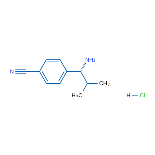 (R)-4-(1-Amino-2-methylpropyl)benzonitrile hydrochloride 1g