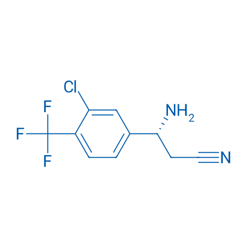 (3R)-3-AMINO-3-[3-CHLORO-4-(TRIFLUOROMETHYL)PHENYL]PROPANENITRILE 250mg