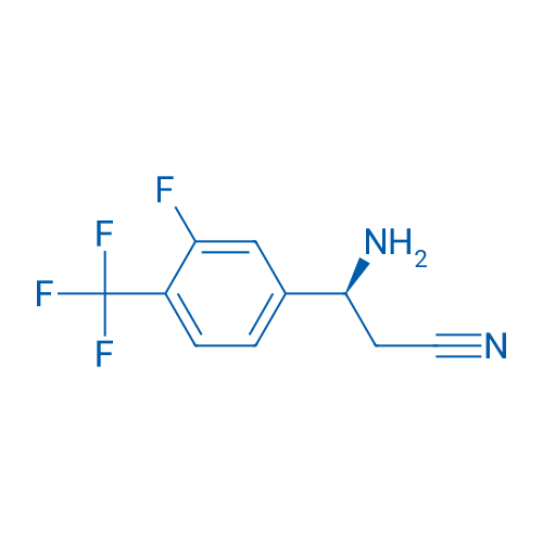 (3S)-3-AMINO-3-[3-FLUORO-4-(TRIFLUOROMETHYL)PHENYL]PROPANENITRILE 1g