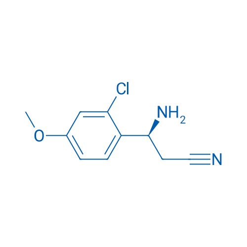 (3S)-3-AMINO-3-(2-CHLORO-4-METHOXYPHENYL)PROPANENITRILE 250mg