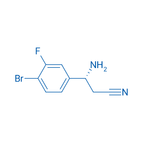 (3R)-3-AMINO-3-(4-BROMO-3-FLUOROPHENYL)PROPANENITRILE 1g