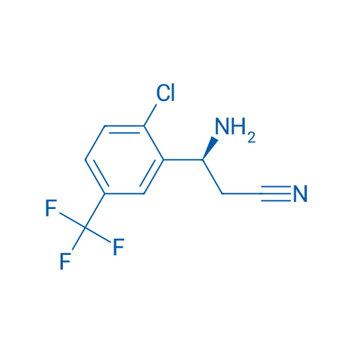 (3S)-3-AMINO-3-[2-CHLORO-5-(TRIFLUOROMETHYL)PHENYL]PROPANENITRILE 250mg