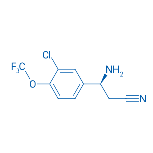 (3S)-3-AMINO-3-[3-CHLORO-4-(TRIFLUOROMETHOXY)PHENYL]PROPANENITRILE 250mg