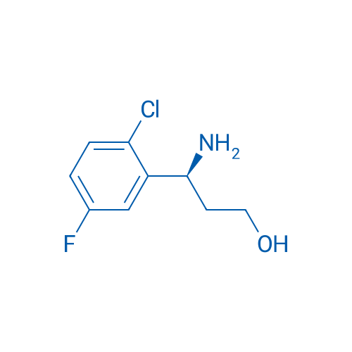 (S)-3-AMINO-3-(2-CHLORO-5-FLUOROPHENYL)PROPAN-1-OL 1g
