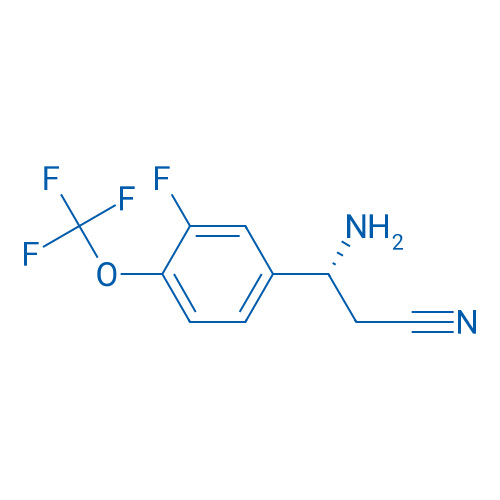 (3R)-3-AMINO-3-[3-FLUORO-4-(TRIFLUOROMETHOXY)PHENYL]PROPANENITRILE 1g