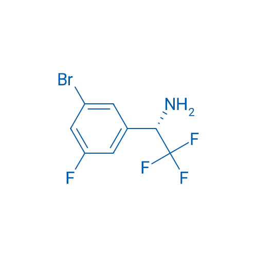 (S)-1-(3-bromo-5-fluorophenyl)-2,2,2-trifluoroethan-1-amine 250mg