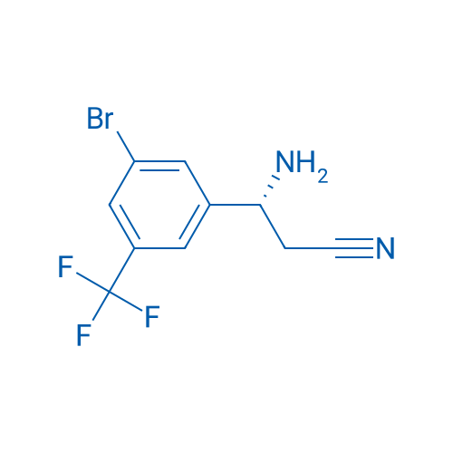 (3R)-3-AMINO-3-[5-BROMO-3-(TRIFLUOROMETHYL)PHENYL]PROPANENITRILE 250mg