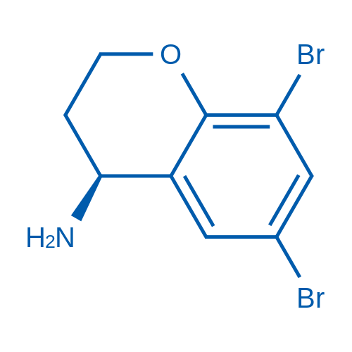 (S)-6,8-Dibromochroman-4-amine 100mg