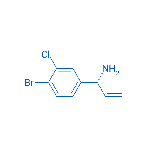 (1R)-1-(4-BROMO-3-CHLOROPHENYL)PROP-2-ENYLAMINE 250mg
