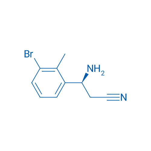 (3S)-3-AMINO-3-(3-BROMO-2-METHYLPHENYL)PROPANENITRILE 250mg