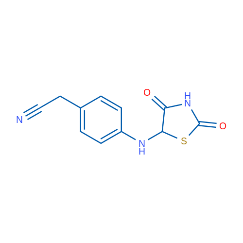 2-{4-[(2,4-dioxo-1,3-thiazolidin-5-yl)amino]phenyl}acetonitrile 1g