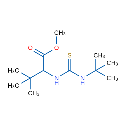 Methyl 2-[(tert-butylcarbamothioyl)amino]-3,3-dimethylbutanoate 1g