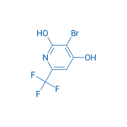 3-Bromo-6-(trifluoromethyl)pyridine-2,4-diol 250mg