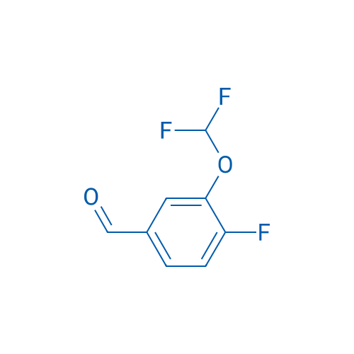 3-(Difluoromethoxy)-4-fluorobenzaldehyde 100mg