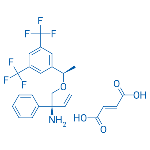 (S)-1-((R)-1-(3,5-Bis(trifluoromethyl)phenyl)ethoxy)-2-phenylbut-3-en-2-amine fumarate 1g