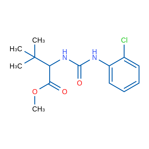 Methyl 2-{[(2-chlorophenyl)carbamoyl]amino}-3,3-dimethylbutanoate 1g