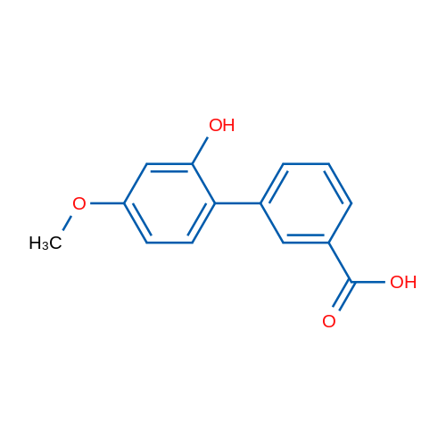 2'-Hydroxy-4'-methoxybiphenyl-3-carboxylic acid 1g