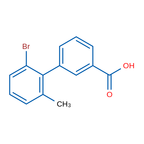 2'-Bromo-6'-methylbiphenyl-3-carboxylic acid 1g