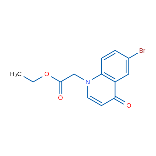 Ethyl 2-(6-bromo-4-oxoquinolin-1(4H)-yl)acetate 1g