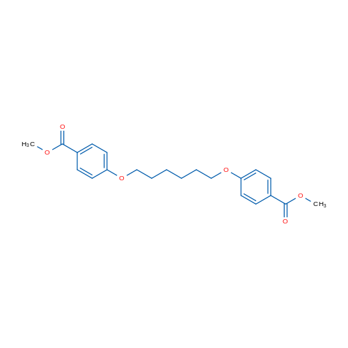 Methyl 4-({6-[4-(methoxycarbonyl)phenoxy]hexyl}oxy)benzoate 1g