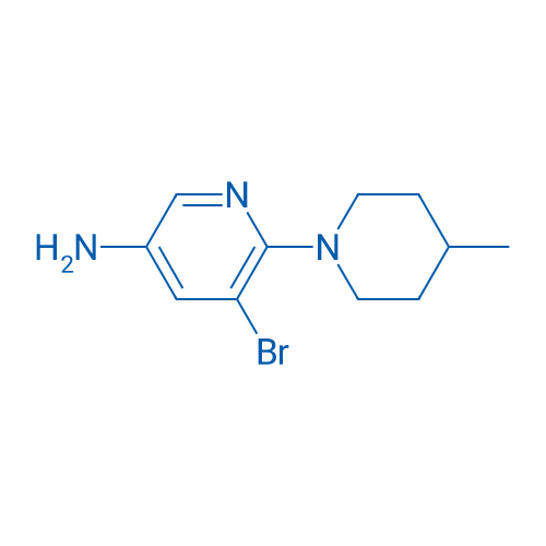 5-bromo-6-(4-methylpiperidin-1-yl)pyridin-3-amine 250mg