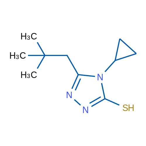 4-Cyclopropyl-5-(2,2-dimethylpropyl)-4h-1,2,4-triazole-3-thiol 1g