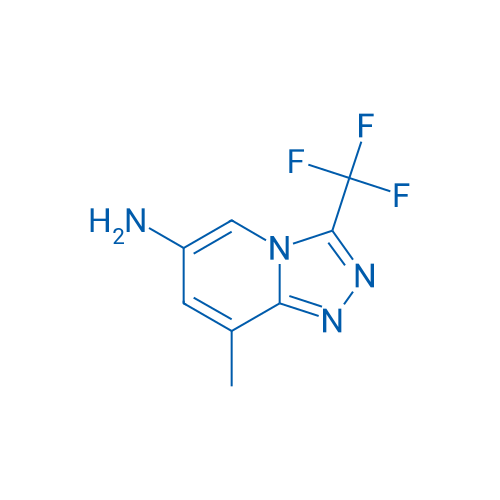 8-Methyl-3-(trifluoromethyl)-[1,2,4]triazolo[4,3-a]pyridin-6-amine 100mg