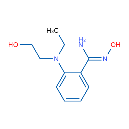2-(Ethyl(2-hydroxyethyl)amino)-N'-hydroxybenzimidamide 1g