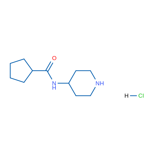 N-(Piperidin-4-yl)cyclopentanecarboxamide hydrochloride 5g