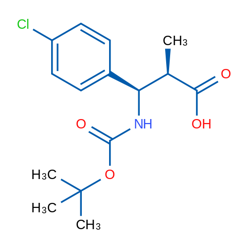 (2R,3R)-3-((tert-Butoxycarbonyl)amino)-3-(4-chlorophenyl)-2-methylpropanoic acid 1g