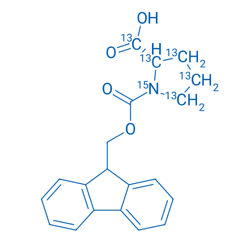 Fmoc-Pro-OH-13C5,15N 50mg
