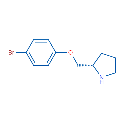 (2S)-2-[(4-Bromophenoxy)methyl]pyrrolidine 1g
