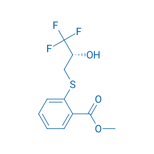 Methyl 2-{[(2S)-3,3,3-trifluoro-2-hydroxypropyl]sulfanyl}benzoate 1g