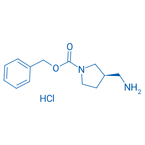 (R)-Benzyl 3-(aminomethyl)pyrrolidine-1-carboxylate hydrochloride 250mg