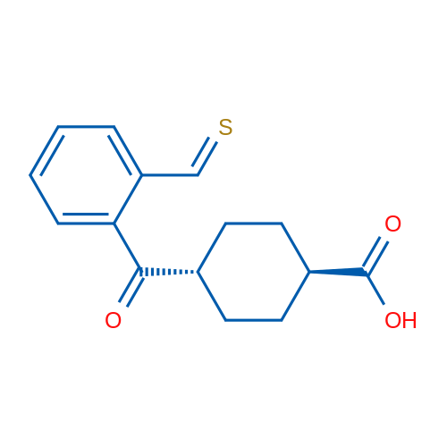 trans-4-(2-Thioformylbenzoyl)cyclohexanecarboxylic acid 1g