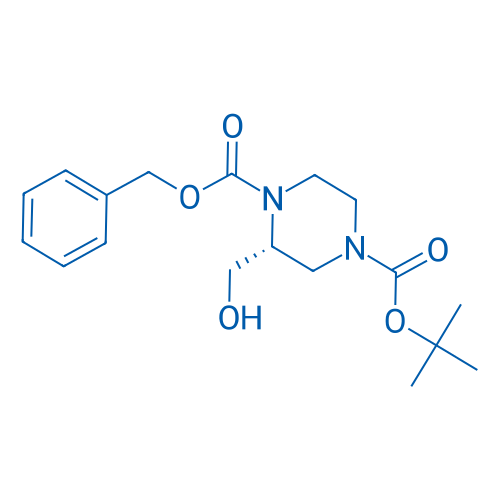(R)-1-Benzyl 4-tert-butyl 2-(hydroxymethyl)piperazine-1,4-dicarboxylate 100mg