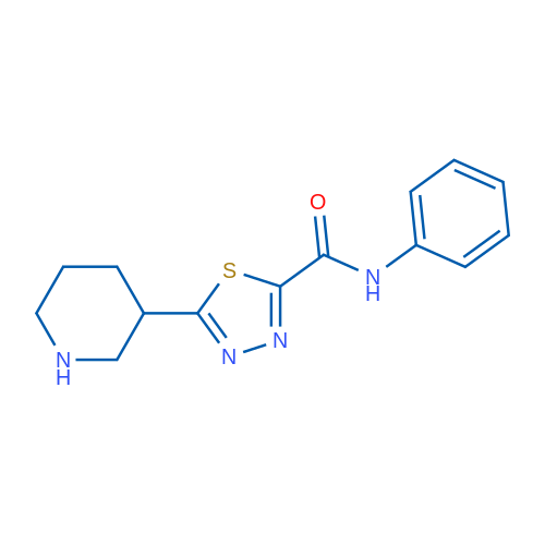 N-Phenyl-5-(piperidin-3-yl)-1,3,4-thiadiazole-2-carboxamide 5g