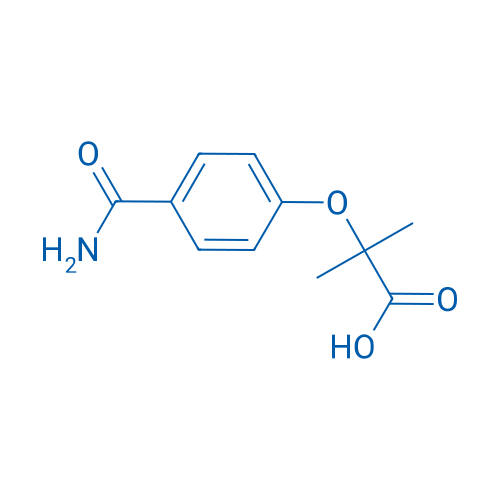2-(4-Carbamoylphenoxy)-2-methylpropanoic acid 5g