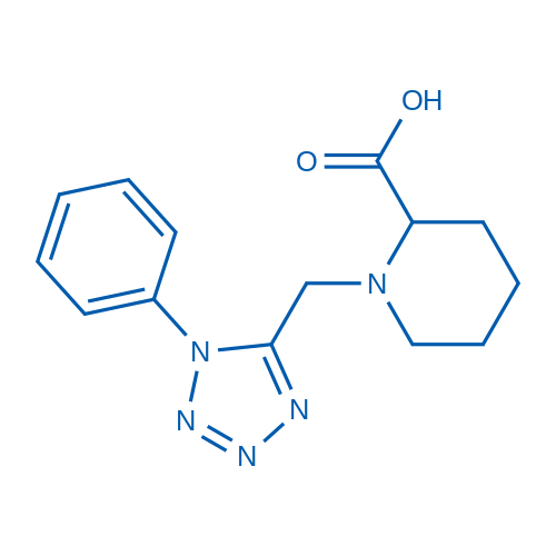 1-[(1-Phenyl-1H-1,2,3,4-tetrazol-5-yl)methyl]piperidine-2-carboxylic acid 250mg