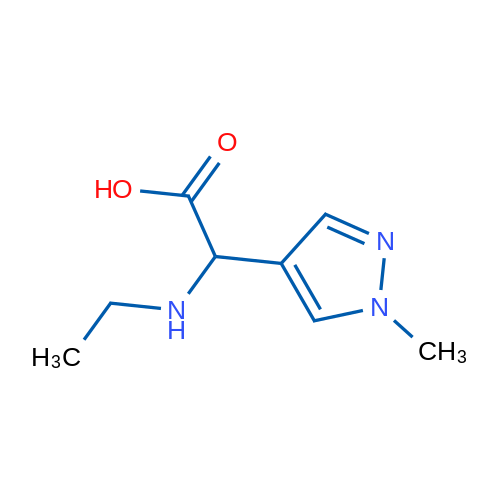 2-(Ethylamino)-2-(1-methyl-1H-pyrazol-4-yl)acetic acid 1g
