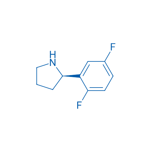 (R)-2-(2,5-Difluorophenyl)pyrrolidine 250mg