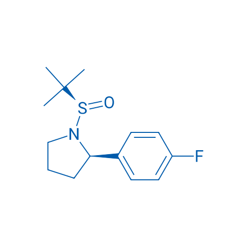 (R)-1-((R)-tert-Butylsulfinyl)-2-(4-fluorophenyl)pyrrolidine 1g
